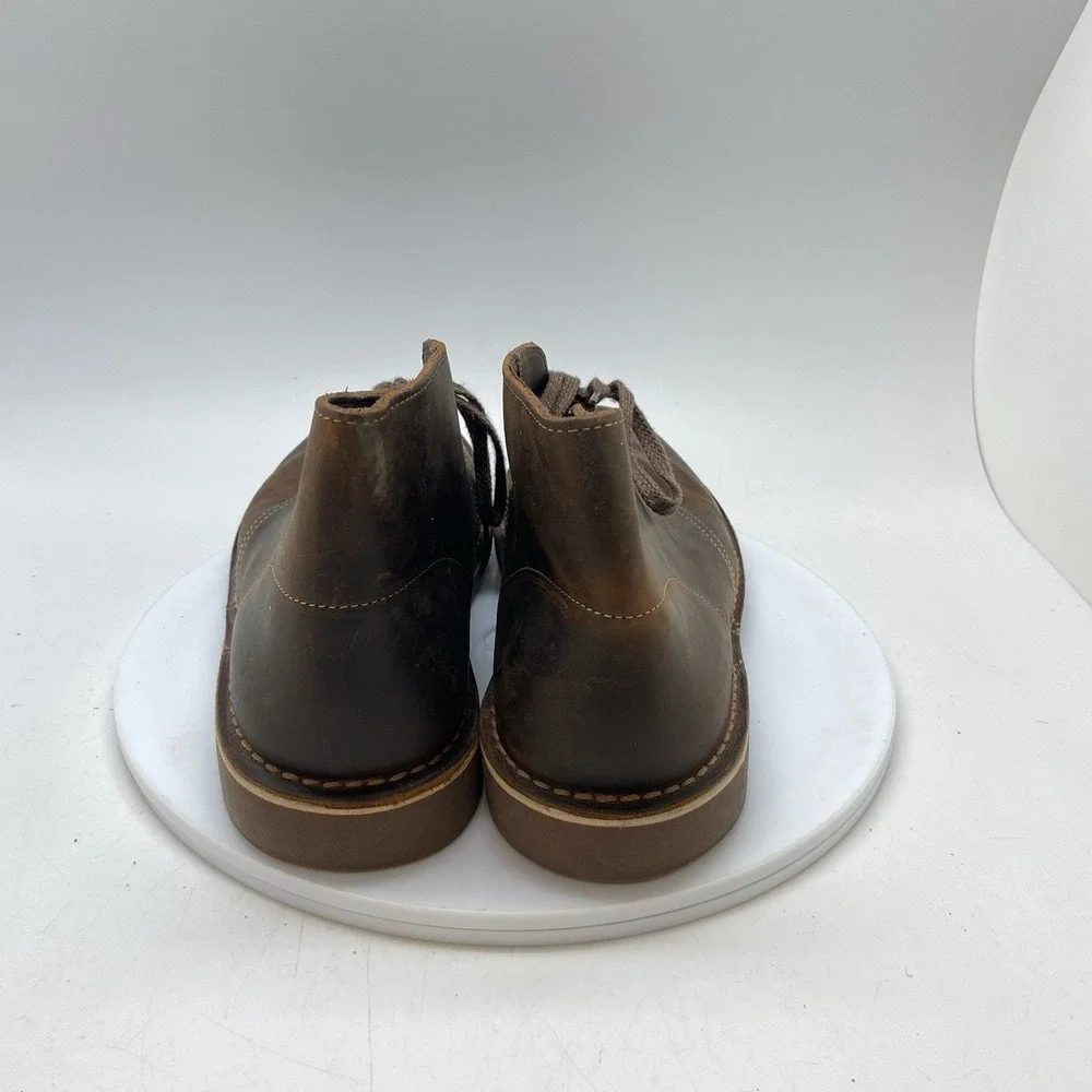 Clarks Bushacre Boots Mens 9 M Brown Casual Chukka Preppy Ankle Shoes 15522